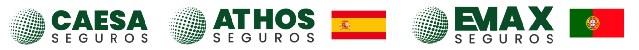 Marcas del Grupo Caesa: Caesa Seguros (España), Athos Seguros (España), EMAX Seguros (Portugal)