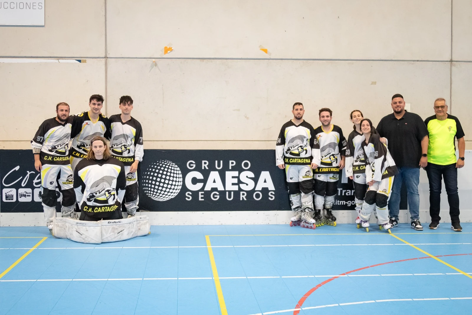 Grupo Caesa junto al Club Hockey Cartagena Los Tiburones